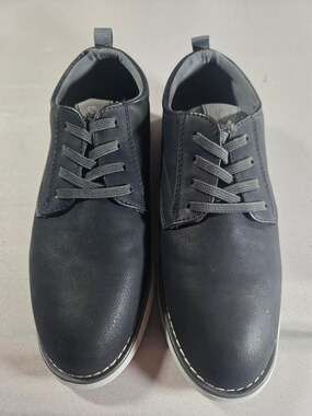 Deer Stags Boys' Dapper Jr. Dress Casual Oxford Shoes, Black/Charcoal, Size 5M